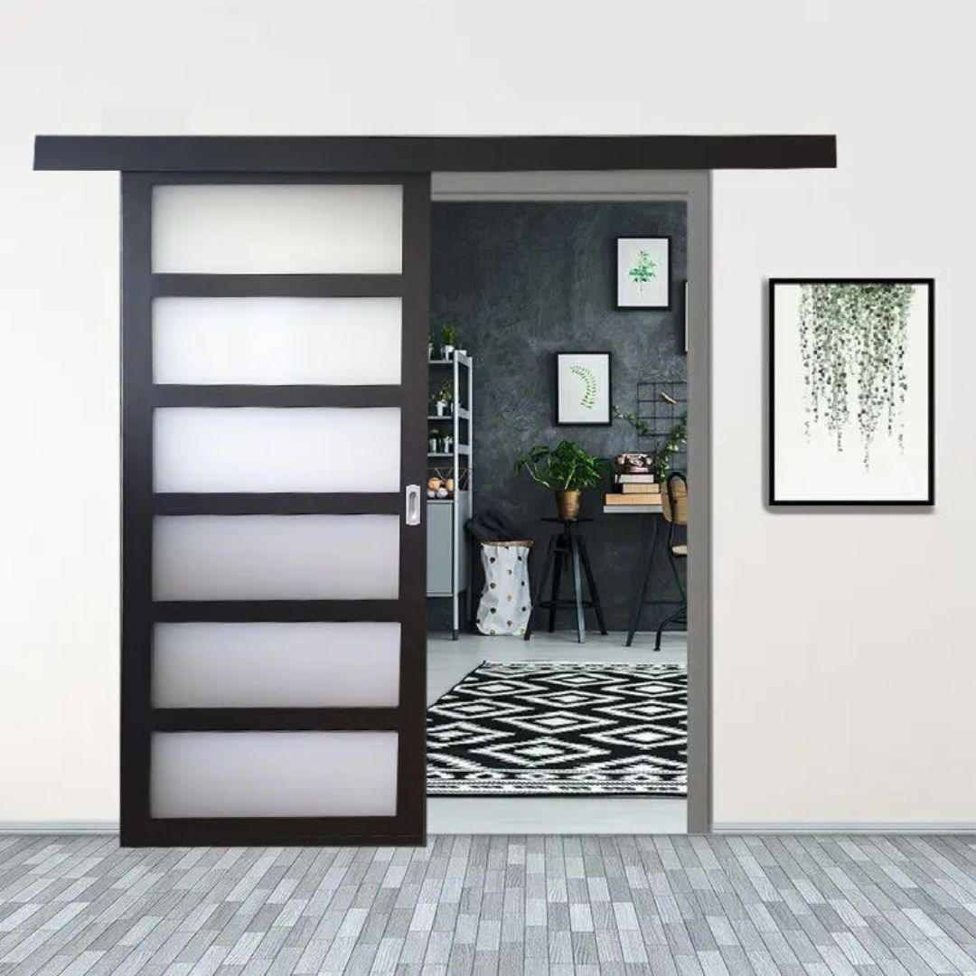 Balci schuifdeur Noah in kleur donkerbruin 90x211 cm