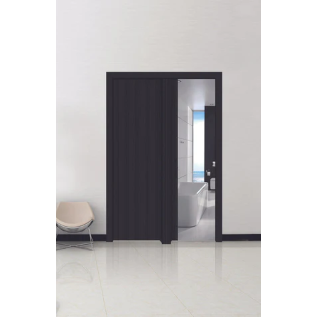 vouwdeuren modern zwart | zwarte aluminium vouwwand | minimalistische vouwdeuren | industriële vouwdeuren | vouwdeuren met slanke profielen