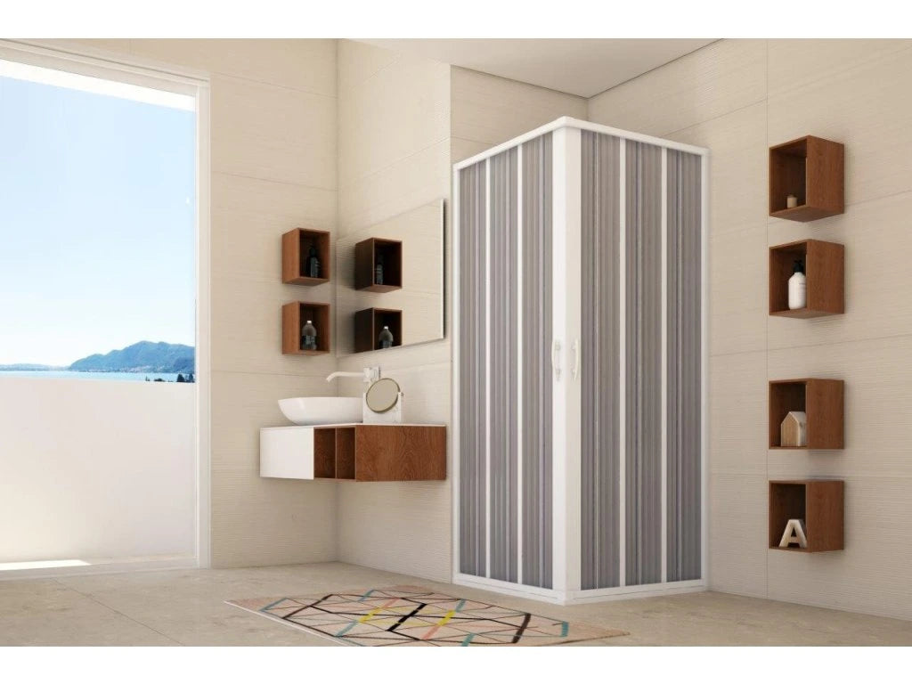 Douchewand FLEX Giove – 75x90x185 cm – Opklapbaar design