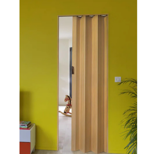 Vouwdeur in PVC Luciana Hout Beuken 3D 88,5x214 met Slot Vouwdeur in PVC Luciana Hout Beuken 3D 88,5x214 met Slot