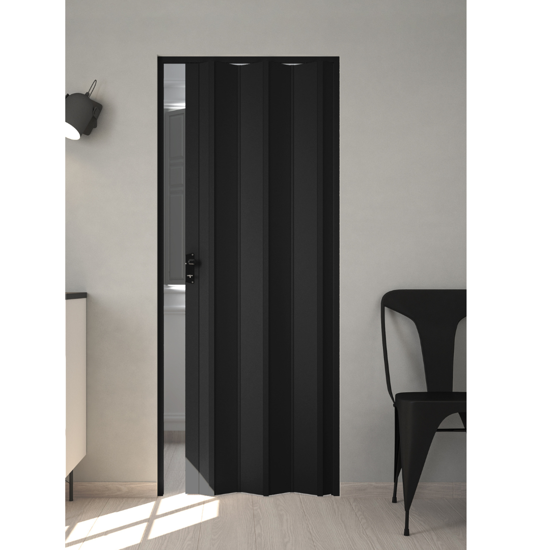 Balci Nora vouwdeur zwart 87x214 cm